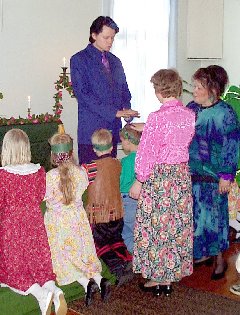 Uusien koululaisten siunaus